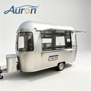 รถขายอาหารเคลื่อนที่สแตนเลส Auron ขนาด 4.8 เมตร แบบแคปซูล พร้อมอ่างล้างมือ สำหรับใช้งานกลางแจ้ง - Product Image 1