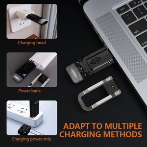 EGH Modern Portable Lightweight Lithium-Ion Battery High Brightness <b>Switch</b> Control Clip-On Black LED Reading Book <b>Lights</b> - Product Image 3