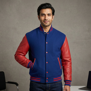 Veste de baseball pour homme, en satin imperméable, sur mesure, fabrication pakistanaise, vente en gros à prix abordable. - Product Image 1