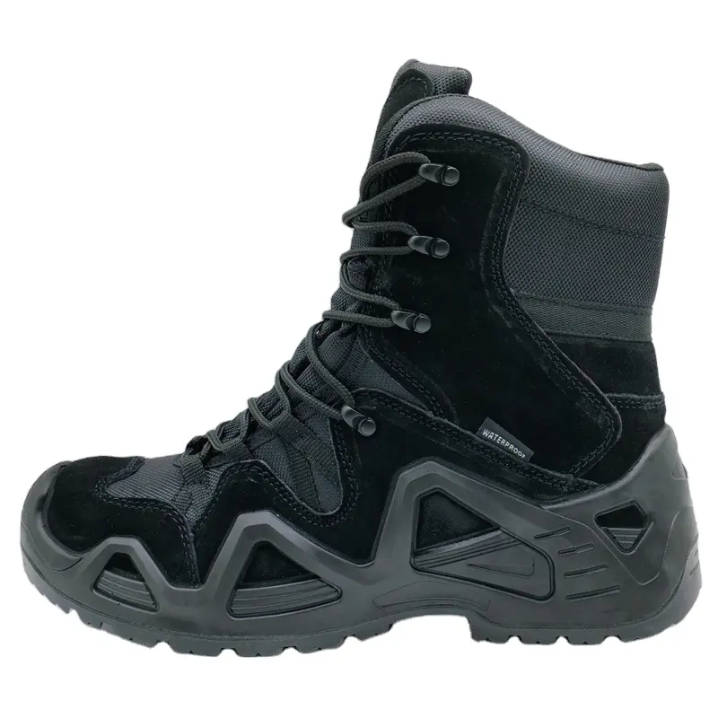 Russian Desert Steel Toe Waterproof Safety Shoes High Cut Boots for Men S3