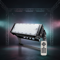 Projecteur extérieur RGBW à télécommande, éclairage LED haute puissance pour mât, IP65, pour parcs, centres commerciaux et bâtiments