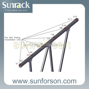 工場設計ソーラーカーポート構造ソーラーパワーカーポート防水ソーラーカーポート - Product Image 5