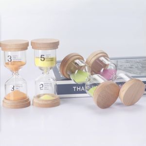 Sablier en bois fait main de haute qualité avec couvercle, 1, 3, 5, 10, 15 minutes, logo personnalisé, pour bureau, étude, méditation, cadeau - Product Image 6