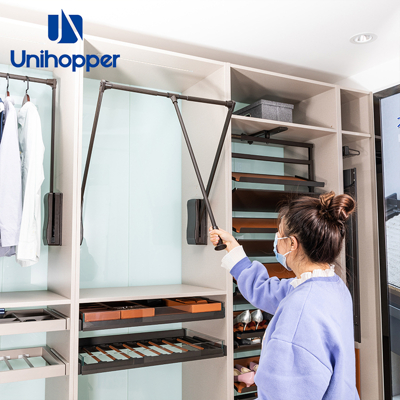 Furniture Hardware Wardrobe Lift System Closet