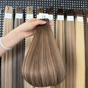 Estensioni Invisibili di Capelli Umani Biondi Chiari 2026, Capelli Umani Russi Naturali Remy Vergini Grezzi in Bulk - Product Image 5