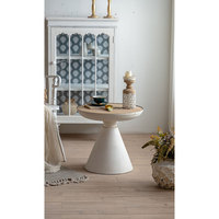 Table basse de salon en métal et MDF au design simple et élégant, vente en gros