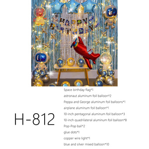 ชุดตกแต่งวันเกิดเด็ก ลูกโป่งอลู<span class=keywords><strong>มิ</strong></span><span class=keywords><strong>เนียม</strong></span> ป้ายแฮปปี้เบิร์ธเดย์ สำหรับงานปาร์ตี้ธีมการ์ตูน/อนิเมชั่น ผลิตในจีน - Product Image 6
