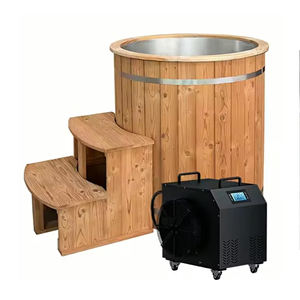 Bañera de Inmersión Fría de Madera para Exteriores, con Filtro Refrigerante, para Spa en Casa, Desintoxicación y Terapia de Refrescante, Superventas - Product Image 2