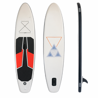 Planche de paddle gonflable en PVC Drop Stitch, stable, à aileron unique, grande flottabilité, pour sports nautiques en extérieur