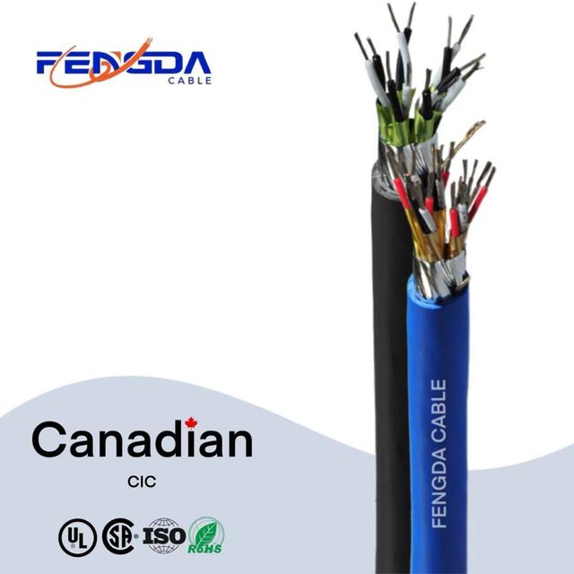 Fengda CIC 300V Shielded Pairs Triads 16AWG 18 AWG Conductor Power and Control Tray Cable