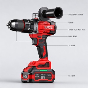 Power Action BID 20B Brushless 18V Cordless Impact Drill Lithium Ion Drill Function - Product Image 3