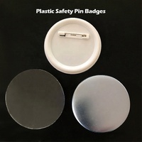 Insigne de bouton en fer blanc de forme ronde personnalisée de 58mm avec épingles de sûreté