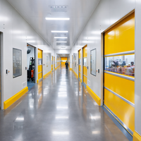 Puerta Rápida Horizontal de PVC para Taller Industrial, Puerta de Tela de Elevación Automática de Alta Velocidad, Fabricante