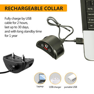 USB recargable 5 nivel de sensibilidad seguridad choque estático ladrido <span class=keywords><strong>Collar</strong></span> <span class=keywords><strong>Auto</strong></span> Anti-ladrido <span class=keywords><strong>Collar</strong></span> perros collares de entrenamiento - Product Image 4