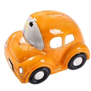 เซรามิกธนาคารเหรียญ W/ รถออกแบบกล่องเงิน.Survenir กล่อง - Product Image 1