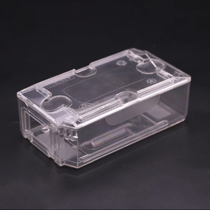 Boîte de <span class=keywords><strong>montre</strong></span> transparente faite à la main affichage Simple mallette de rangement en mousse plastique facile à transporter <span class=keywords><strong>transport</strong></span> voyage PET matériel <span class=keywords><strong>montre</strong></span> étui - Product Image 3