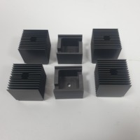 Profilé d'extrusion en aluminium industriel personnalisé avec insert en cuivre, dissipateur thermique 40 mm, boîtier B20B, radiateur de refroidissement