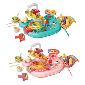 Fregadero de cocina educativo dos en uno, <span class=keywords><strong>dispensador</strong></span> de pesca y <span class=keywords><strong>agua</strong></span>, lavavajillas para niños, casa de juegos de <span class=keywords><strong>agua</strong></span>, caja de juguetes empaquetada - Product Image 3