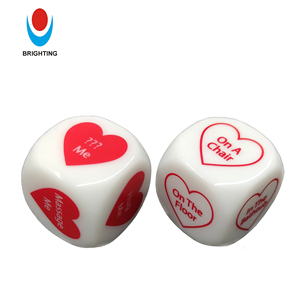 20Mm D6 Acrylic Bar Đảng Pub Đồ Chơi Vui Cuộn Chơi Trò Chơi Thiết Lập Dành Cho Người Lớn Gia Đình Tình Yêu Màu Vị Trí Nhà Cuộn Chơi Sexy Tình Yêu Xúc Xắc - Product Image 1