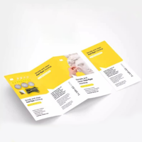 Brochure personnalisée en papier couché/carton duplex avec impression numérique et plastification pour catalogue publicitaire professionnel