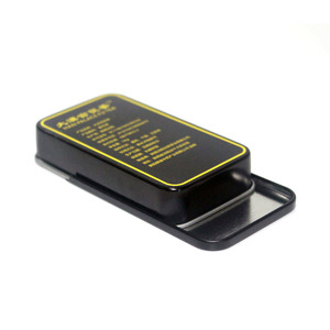 OEM impreso personalizado de caja de lata de té cuadrado pequeño bolsa de té contenedor con tapa deslizante - Product Image 5