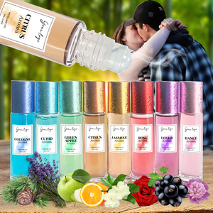 Wholesale Alcohol Free 10ml Jasmine Rose Vanilla Citrus Apple Musk Roll on Parfum <strong>Pheromone</strong> Essential Perfume <strong>Oil</strong> - Product Image 1
