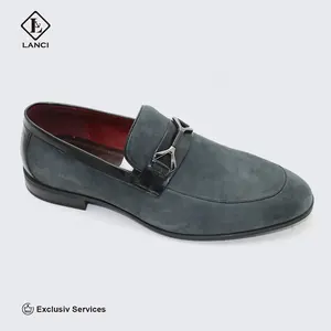 LANCI итальянские кожаные туфли на заказ Лоферы для мужчин Натуральная замша слипоны свадебные туфли на лето и весну
