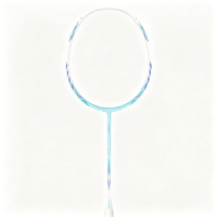Raquette de badminton en fibre de carbone nano 6U de haute qualité, ultra-légère, avec sweet spot élargi, texture puissante pour smash, compétitive