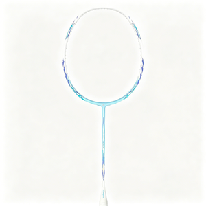 Raquette de badminton ultra-légère Advanced Nano Carbon Tech 6U avec sweet spot élargi et texture Power Smash pour un jeu compétitif - Product Image 1
