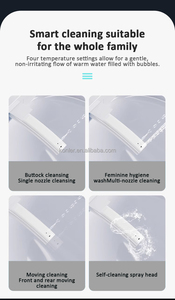<span class=keywords><strong>WC</strong></span> intelligent électrique moderne à ouverture automatique et chauffage instantané, avec fonction de lavage féminin et auto-nettoyant - Product Image 6