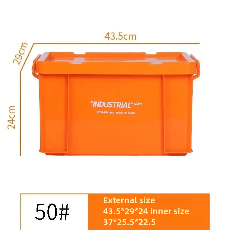 50 # scatola di immagazzinaggio arancione brillante
