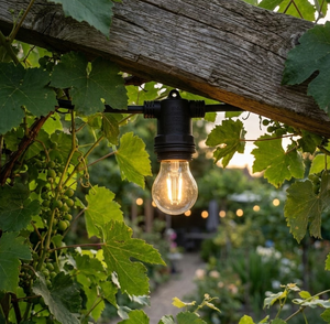 Support de lampe E27 étanche IP67 IP68 compatible avec l'énergie solaire, rallonge en caoutchouc pour support de lampe - Product Image 2