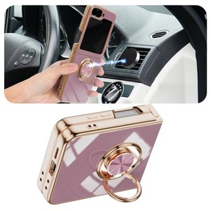 Funda de teléfono con soporte de anillo de dedo magnético de galvanoplastia 6d de lujo para <span class=keywords><strong>Samsung</strong></span> <span class=keywords><strong>Z</strong></span> <span class=keywords><strong>Flip</strong></span> 5 4 3 para <span class=keywords><strong>Samsung</strong></span> <span class=keywords><strong>Galaxy</strong></span> <span class=keywords><strong>Z</strong></span> <span class=keywords><strong>Flip</strong></span> 6 - Product Image 2