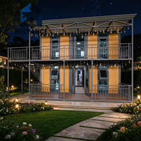 Villa conteneur extensible de luxe RELYANCE, panneau sandwich personnalisable, économie d'énergie, installation facile pour gîtes et glamping