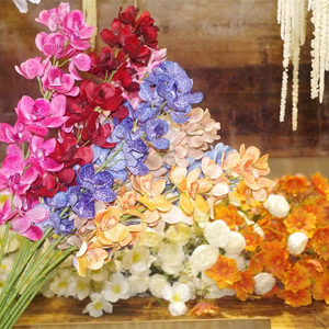 Prezzo competitivo 3D stampa fiori di plastica peonia <span class=keywords><strong>Vanda</strong></span> per piante <span class=keywords><strong>da</strong></span> esterno decorazione della parete il giorno della mamma cinese capodanno case - Product Image 1