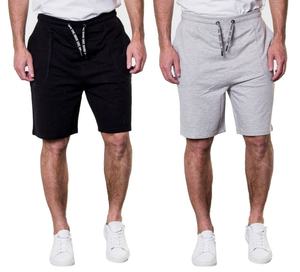 Pantalones cortos de ocio de lana de algodón de punto con cintura elástica antiarrugas para hombre 2021 - Product Image 1