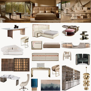 Set di Tavoli da Pranzo di Lusso per Villa, Arredamento Moderno ed Elegante, Soluzione Completa per Designer d'Interni - Product Image 1