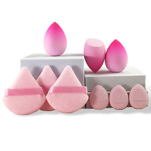 منتج جديد مخصص بودرة سائبة أداة مكياج للجسم بودرة بريوليت للوجه أطقم منفوخة متدرجة - Product Image 2