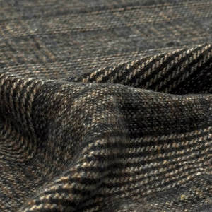 Tissu sergé bleu-noir en tweed, 30% <span class=keywords><strong>laine</strong></span>, 70% polyester, texture claire, tissé, pour la confection de manteaux et de vestes pour hommes - Product Image 3