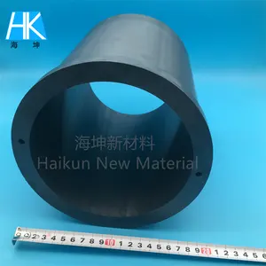 Tuyau de douille d'épaule en céramique de nitrure de silicium sic portable isolé gris noir