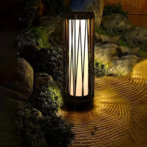 Solar Rattan Lamp Vertical Outdoor Garden <b>Light</b> Waterproof LED Courtyard Decoration Lawn Lighting - Product Image 3