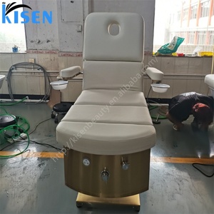 Kisen Salon <b>Full</b> <b>Set</b> Electric Head Spa Hair Shampoo <b>Bed</b> With Pedicure Foot Massage Chair <b>Bed</b> With Pedicure Basin - Product Image 4