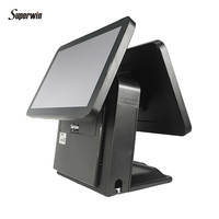 Terminal de supermarché avec écran tactile, système de vente, terminal avec carte sim, imprimante