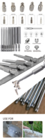 1/4 "25Mm Torx T25 jeu d'embouts de tournevis réparation Crv sécurité ensembles de tournevis à tête hexagonale