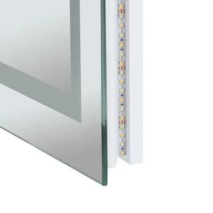 <span class=keywords><strong>Espejo</strong></span> de Pared Rectangular de Vidrio Moderno de Alta Gama, Impermeable, <span class=keywords><strong>con</strong></span> Iluminación LED para Maquillaje y Baño, <span class=keywords><strong>con</strong></span> Logotipo - Product Image 2