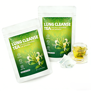 ชาดีท็อกซ์ปอดสดชื่นสำหรับผู้สูบบุหรี่ สูตร OEM ODM แบรนด์ส่วนตัว ผสมดอกสายน้ำผึ้งธรรมชาติ ช่วยทำความสะอาดปอด บรรเทาอาการไอและ<span class=keywords><strong>เสมหะ</strong></span> บรรจุ 20 ซองชา - Product Image 2