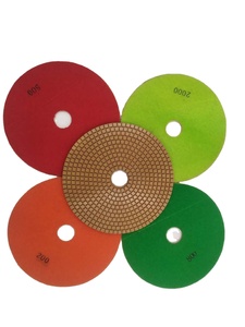 7 inch 180 mét chất lượng bền Miếng đánh bóng kim cương cho đá cẩm thạch Granite thạch anh và sàn bê tông - Product Image 6