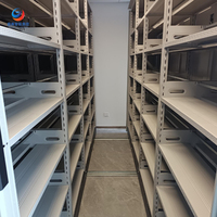 Sistema de Estanterías Móviles Compactas de Acero Industrial, Estante de Almacenamiento Resistente para Almacén, Oficina, Unidad de Archivo