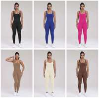 Combinaison de yoga légère et sans couture pour femme, grande taille, avec logo personnalisé, short gainant, body de sport extensible dans les quatre sens