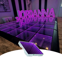 Éclairage de scène magnétique à succès, plancher de danse LED 3D pour la location d'événements, vente et fête de mariage